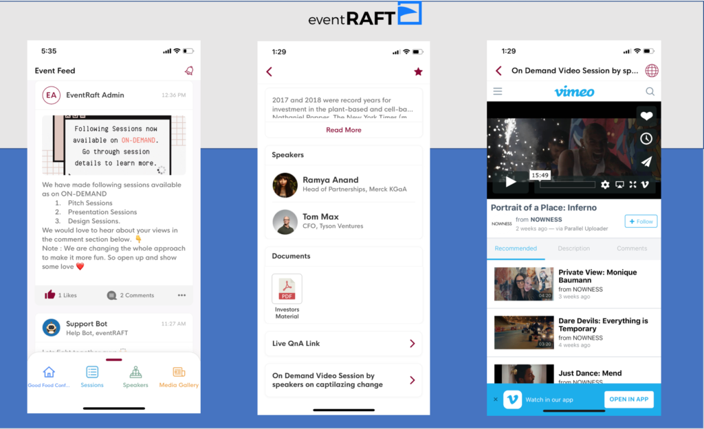 eventRAFT - Virtual Events - Conferences